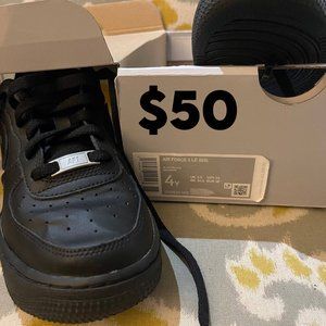🖤 Black Nike Air Force 1 LE (GS) 👟